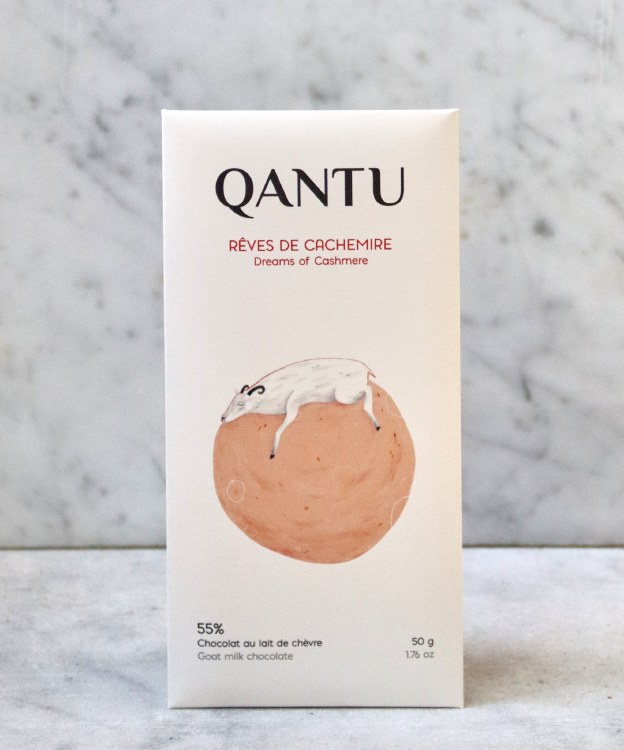 Qantu Dreams of Cashmere Goat Milk Chocolate 55%, 50g