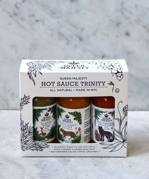 Queen Majesty Hot Sauce Trinity, 6oz