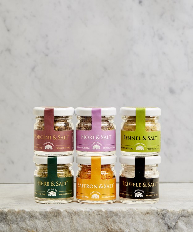 Ritrovo Selections Mini Jar Salt Stack, 6pc - 30g