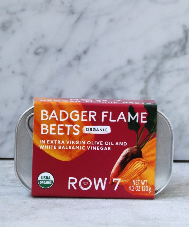 ROW7 Badger Flame Organic Beets in EVOO and White Balsamic, 120g
