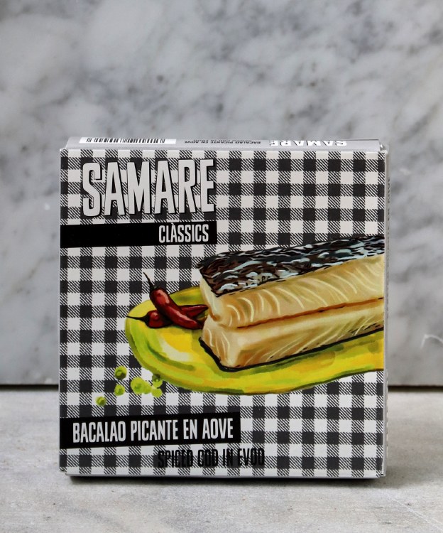 Samare Spiced Cod in Extra Virgin Olive Oil, 110g