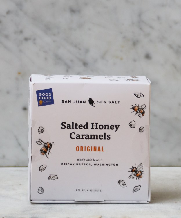 San Juan Island Salted Honey Caramels, 113g