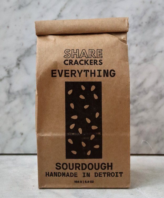 Share Crackers Everything Sourdough Crackers, 154g