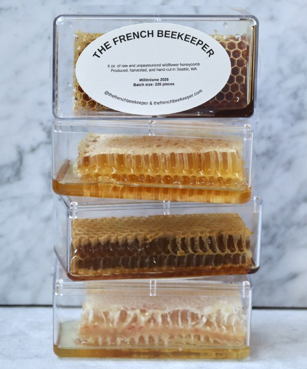 The French Beekeeper Raw Wildflower Honeycomb, 6oz