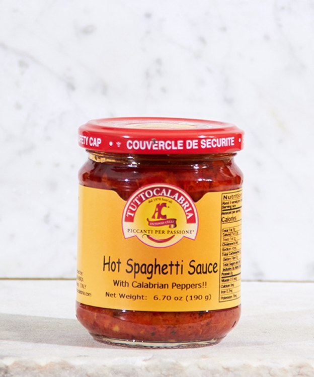 Tutto Calabria Hot Spaghetti Sauce, 190g - DeLAURENTI