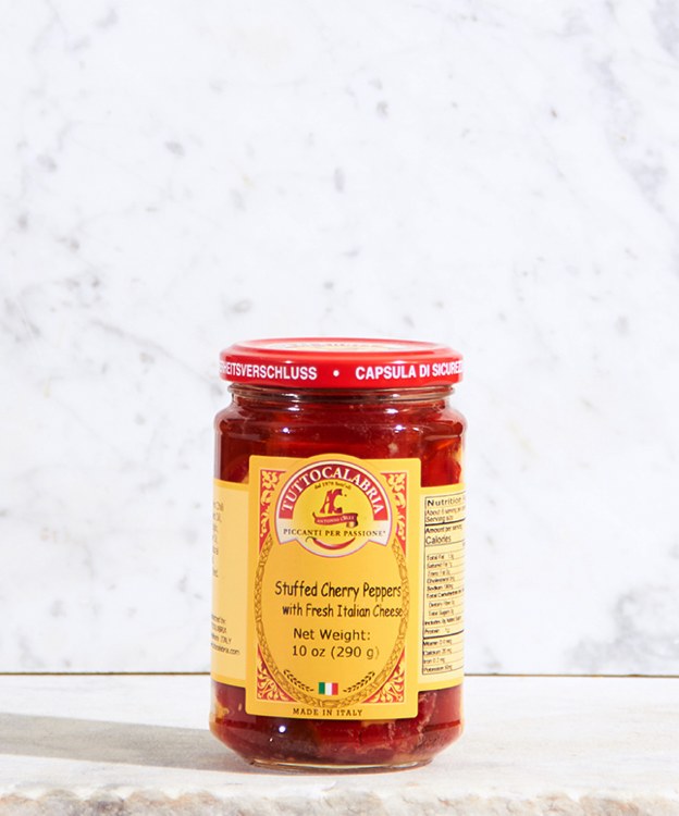 Tutto Calabria Stuffed Cherry Peppers with Fresh Italian Cheese, 290g