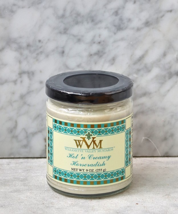 Willamette Valley Mustards Hot'n Creamy Horseradish, 9oz
