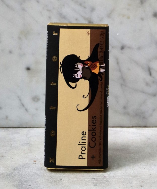 Zotter Praline + Cookies Bar, 70g