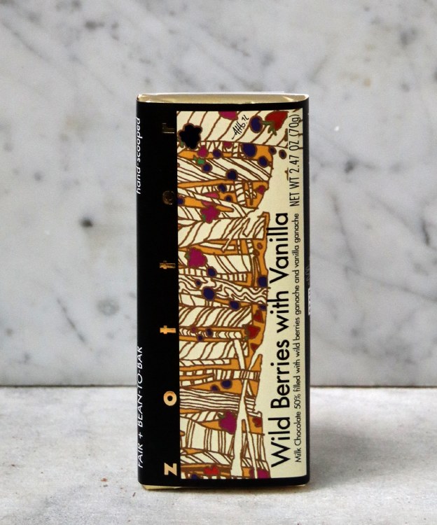 Zotter Wild Berries with Vanilla Bar, 70g