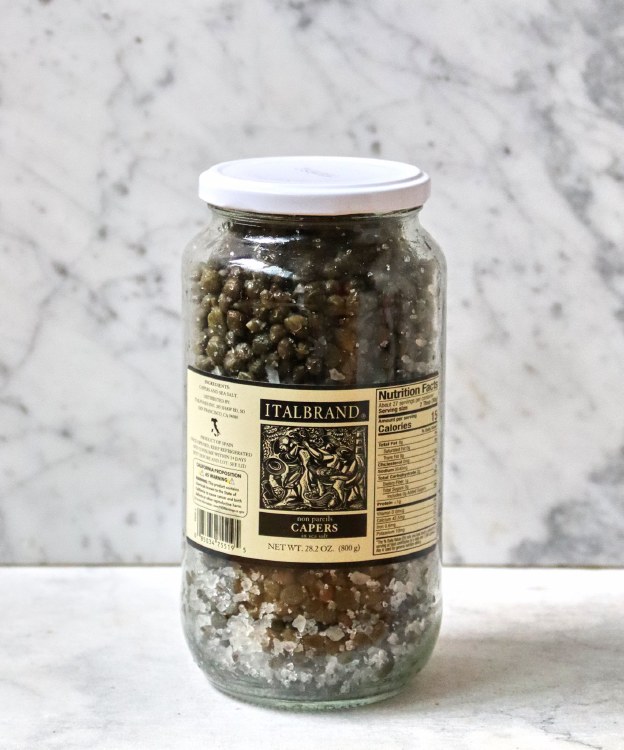 Italbrand Non-pareils Capers in Sea Salt, 800g