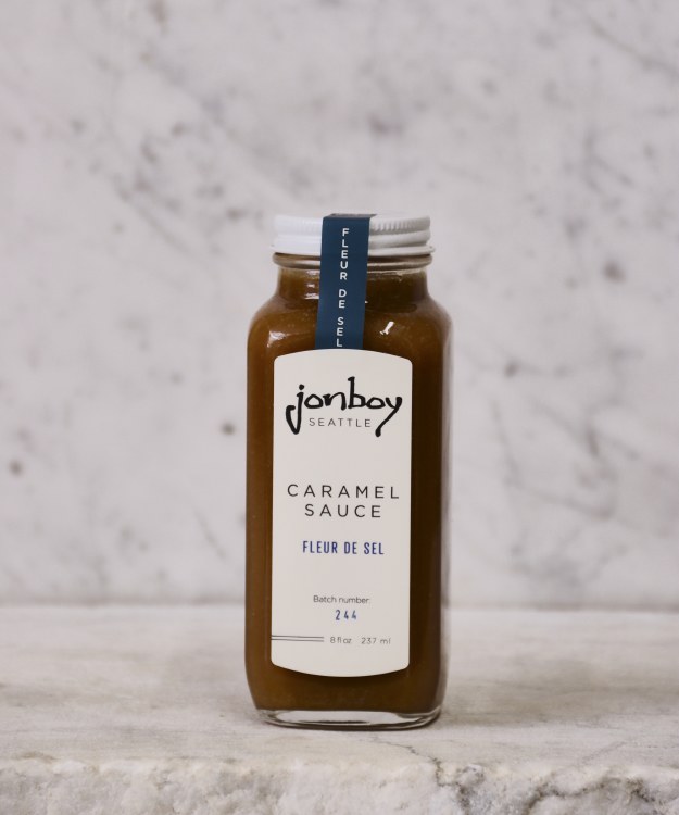 Jonboy Fleur de Sel Caramel Sauce, 8oz