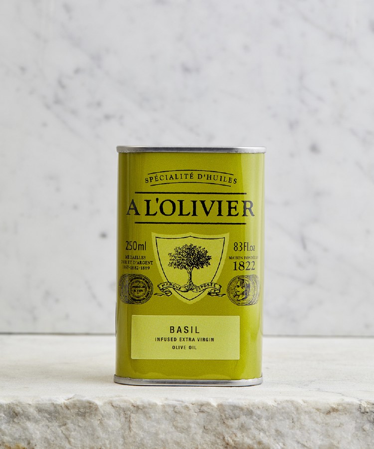 A L'Olivier Basil Infused Olive Oil, 250ml - DeLAURENTI