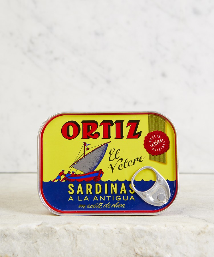 Ortiz Sardines with Herbs in Olive Oil, 140g - DeLAURENTI