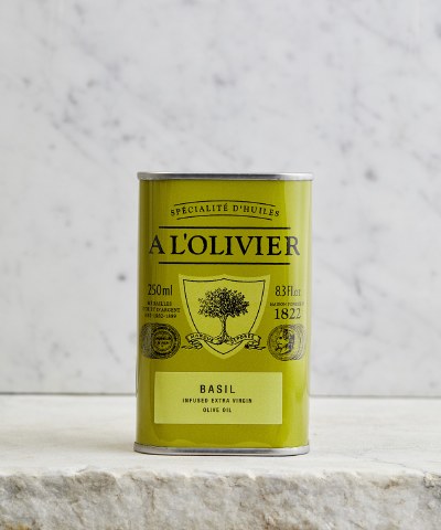 A L'Olivier Basil Infused Olive Oil, 250ml A L'Olivier Basil Infused Olive Oil, 250ml