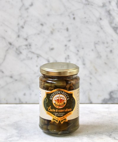 Agostino Recca Caperberries, 490g