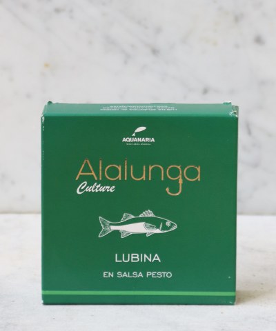 Artesanos Alalungo Lubina en Salsa Pesto, 138g