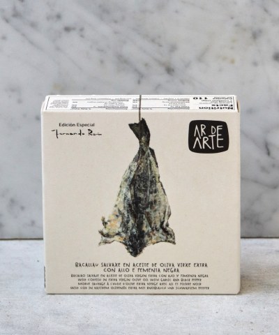 Ar De Arte Wild Codfish in EVOO With Garlic and Black pepper, 110g