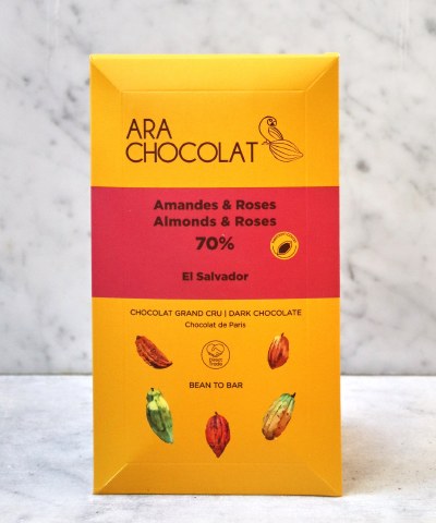 Ara Chocolat Amandes and Roses, 70% El Salvador