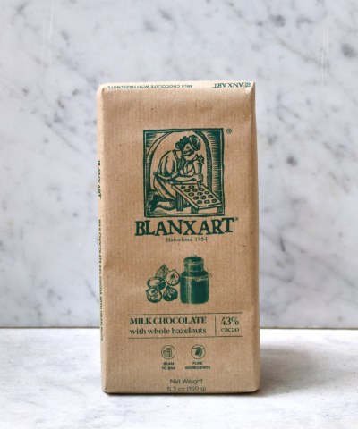 Blanxart 43% Milk Chocolate w/Hazelnuts, 150g