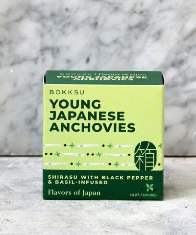 Bokksu Young Japanese Anchovies,Shirasu with Pepper 80g