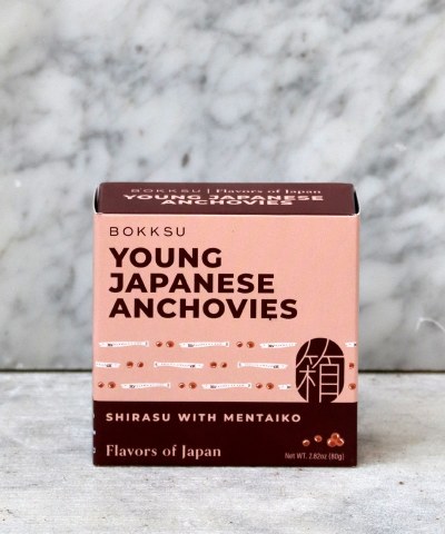 Bokksu Young Japanese Anchovies, Shirasu with Mentaiko, 80g