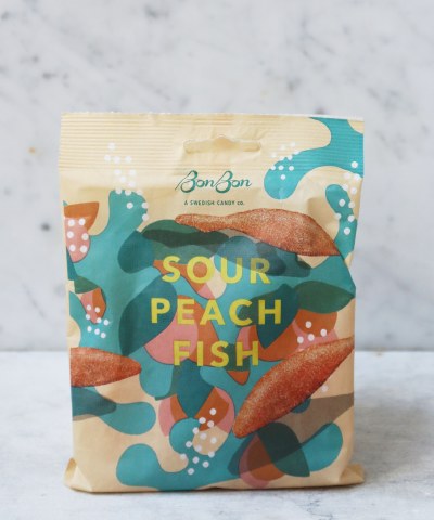BonBon Sour Peach Swedish Fish, 4oz