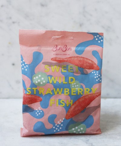 BonBon Sweet Wild Strawberry Swedish Fish, 4oz