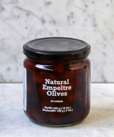 Dequemana Empeltre Olives, 12oz