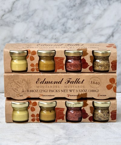 Edmond Fallot Mustards 4pk, 100g