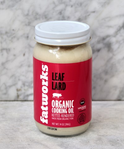 Fatworks Organic Leaf Lard Cooking Oil, 396g