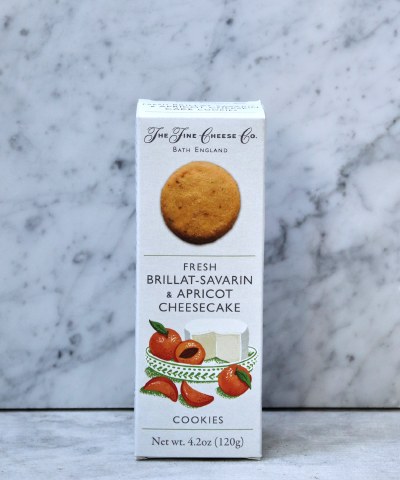 The Fine Cheese Co Brillat Savarin & Apricot Cheesecake Cookies, 290g