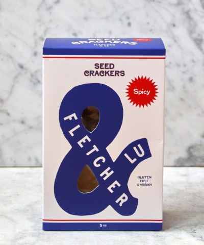 Fletcher & Lu Gluten Free Spicy Seed Crackers, 5oz