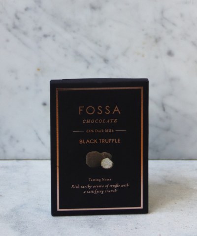 Fossa Black Truffle 64% Dark Milk Bar, 50g
