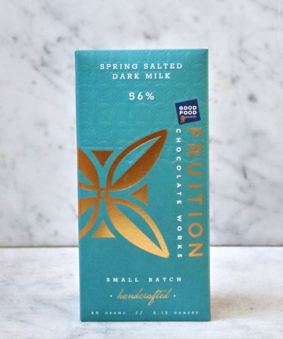 Fruition Salted Dark Milk 56% Bar, 60g
