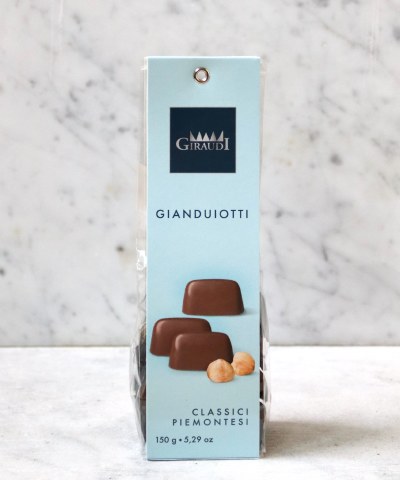 Giraudi Special Dark Chocolate w/Extra Hazelnut Gianduiotti, 150g