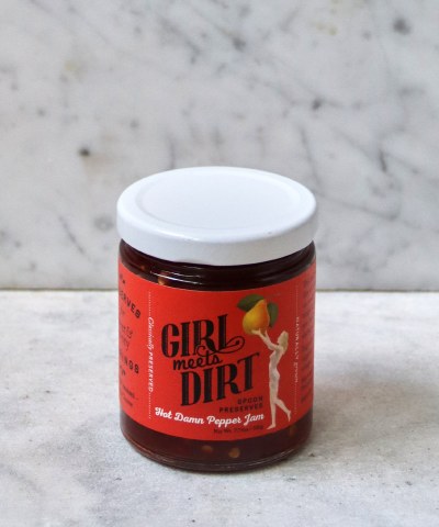 Girl Meets Dirt Hot Damn Pepper Jam Spoon Preserves, 7.75oz