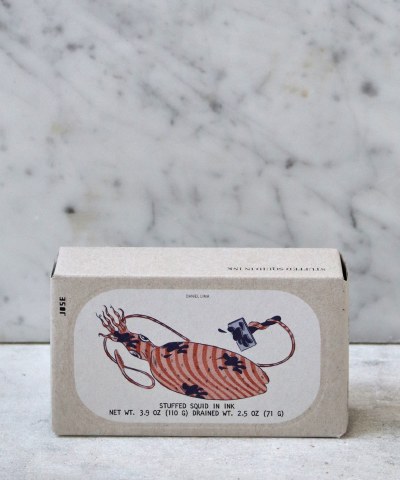 Jose Gourmet Stuffed Squid in Ink, 110g