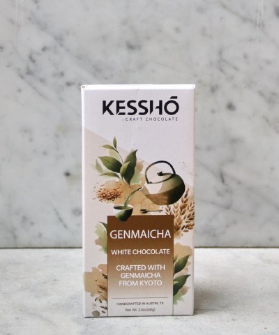 Kessho Genmaicha White Chocolate Bar, 68g