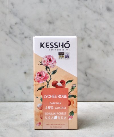 Kessho Lychee Rose 48% Bar, 65g