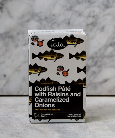 Lata Codfish Pate with Raisins and Caramelized Onions, 90g