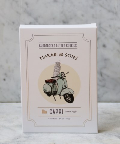 Makabi & Sons Lemon Poppyseed Shortbread, 3.6oz