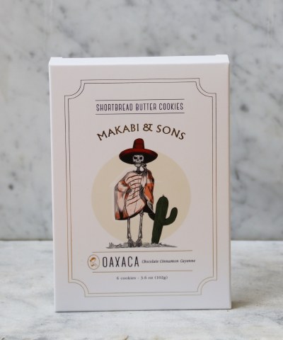 Makabi & Sons Chocolate Cinnamon Cayenne Shortbread, 3.6oz Makabi & Sons Chocolate Cinnamon Cayenne Shortbread, 3.6oz