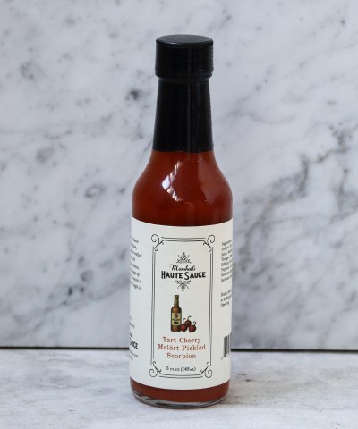 Marshall's Tart Cherry Malort Pickled Scorpion Sauce, 5oz