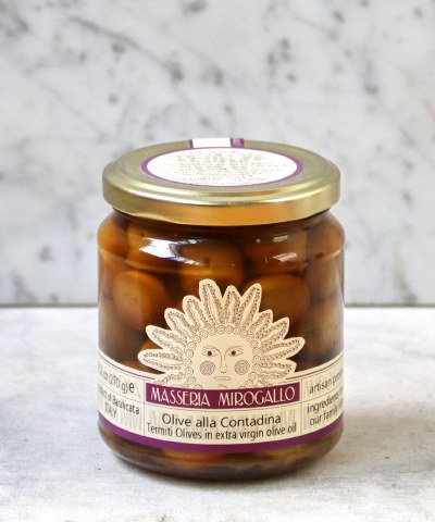 Masseria Mirogallo Olive alla Contadina Termiti Olives in EVOO, 270g