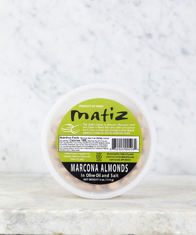 Matiz Marcona Almonds, 4oz Matiz Marcona Almonds, 4oz
