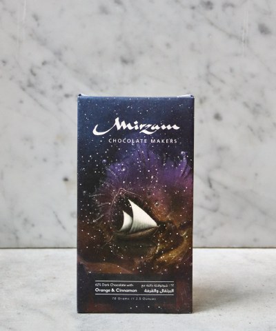 Mirzam Orange & Cinnamon 62% Bar, 70g