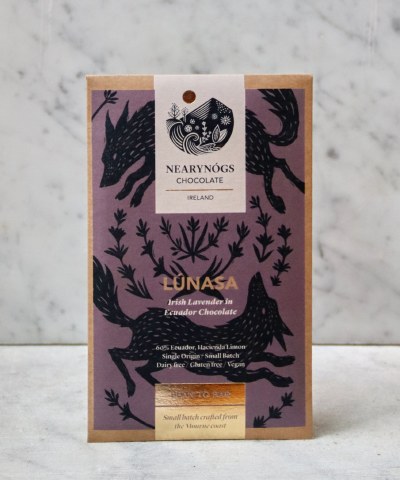 Nearynogs Lunasa Irish Lavendar 60% Bar, 60g
