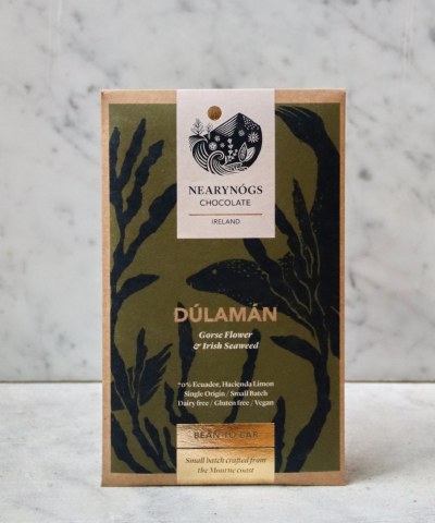 Nearynogs Dulaman Gorse Flower and Irish Seaweed 70% Bar, 60g