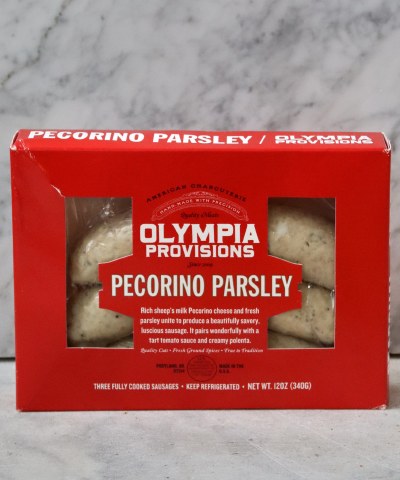 Olympia Provisions Pecorino Parsley Sausage, 3 Pack