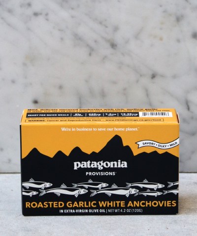 Patagonia Roasted garlic White Anchovies, 120g